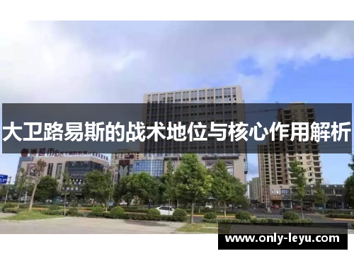 大卫路易斯的战术地位与核心作用解析